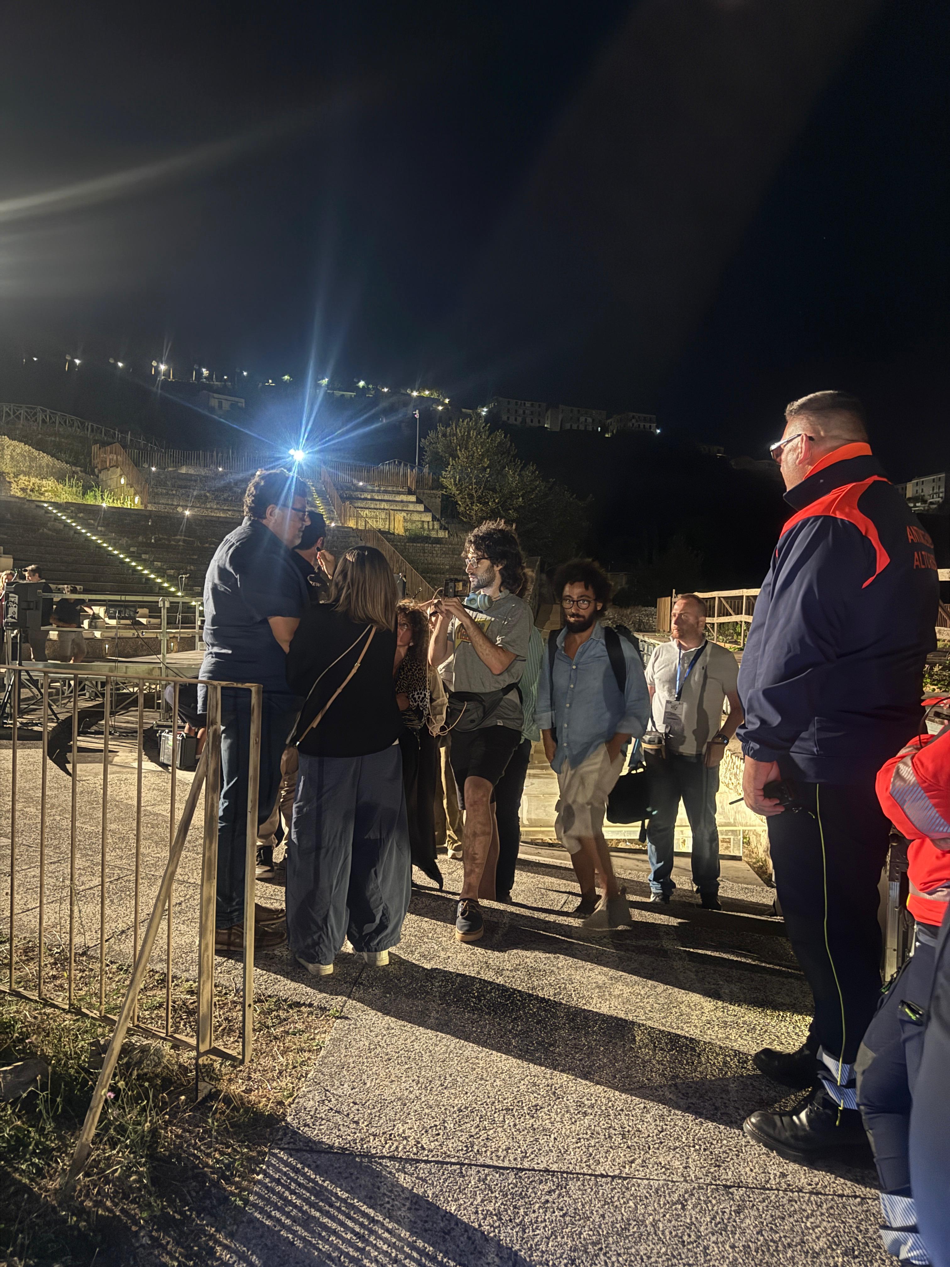 Servizio di sicurezza notturno presso anfiteatro